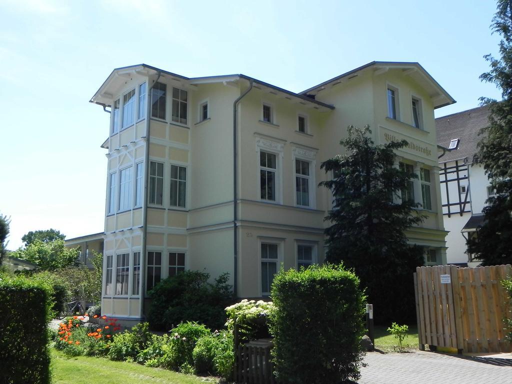 Villa Waldstraße - Ferienwohnung Ostseebad Heringsdorf Exterior foto